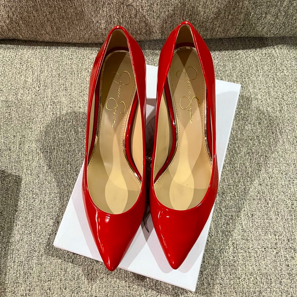 Jessica Simpson Red Pumps